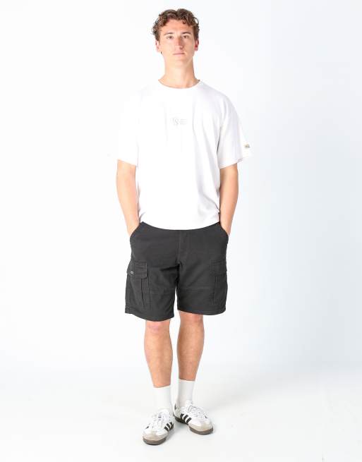 Vintage Wrangler 34x20 canvas cargo shorts black