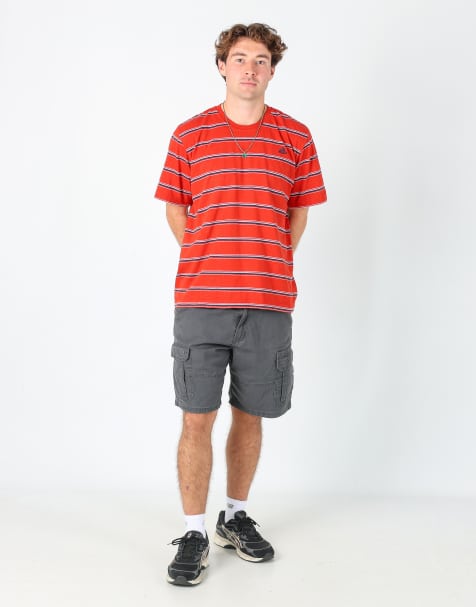 Vintage Wrangler 34x20 canvas cargo shorts in grey - view 1
