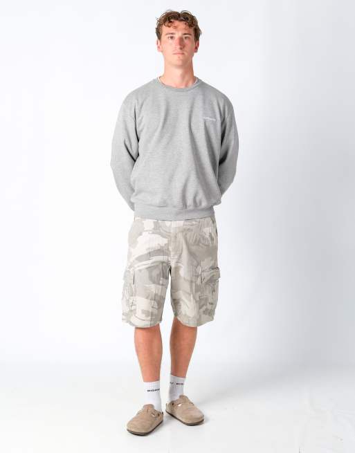 Vintage Wrangler 34x23 Canvas Cargo Shorts Beige