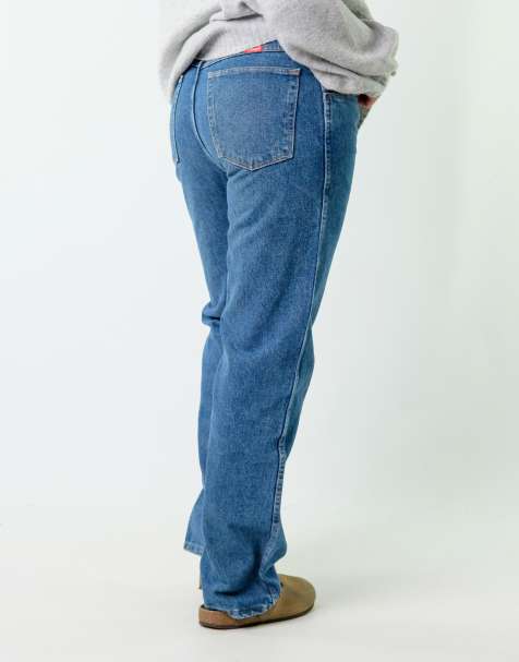 Vintage Wrangler 34x32 Denim Carpenter Jeans Blue - view 1