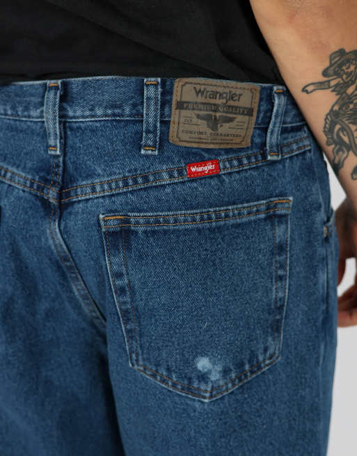 Vintage Wrangler 34x34 denim jeans in blue