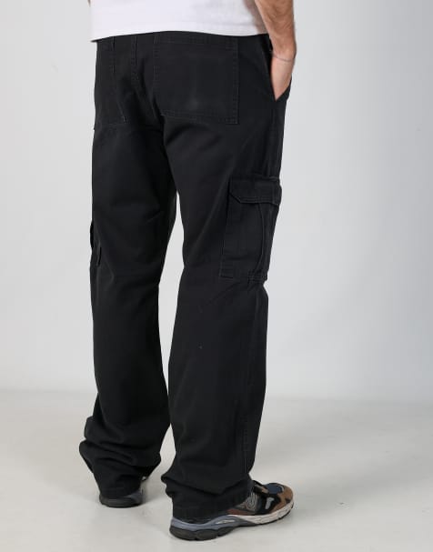 Vintage Wrangler 34x34 woven cargo pants in black - view 1
