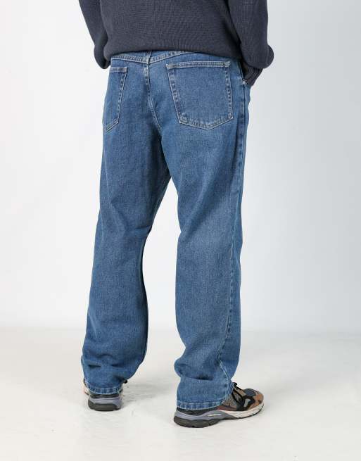 Vintage Wrangler 35x30 denim jeans in blue, 2 of 4