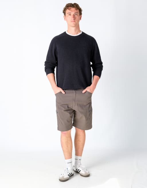 Vintage Wrangler 36x20 Canvas Cargo Shorts Charcoal Grey