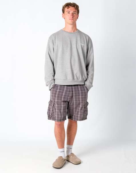 Vintage Wrangler 36x20 Canvas Cargo Shorts Charcoal Grey - view 1