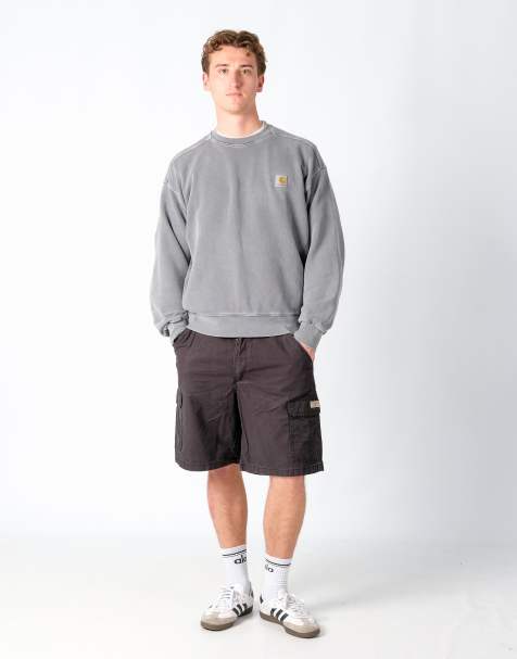 Vintage Wrangler 36x21 Canvas Cargo Shorts Black - view 1
