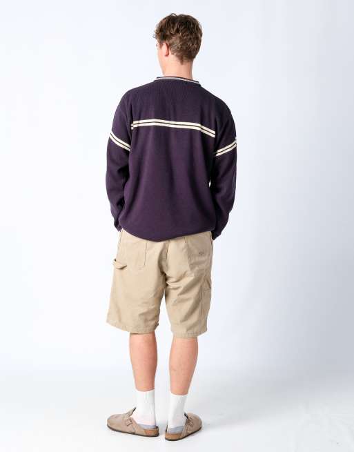 Vintage Wrangler 36x21 Canvas Carpenter Baggy Shorts Tan