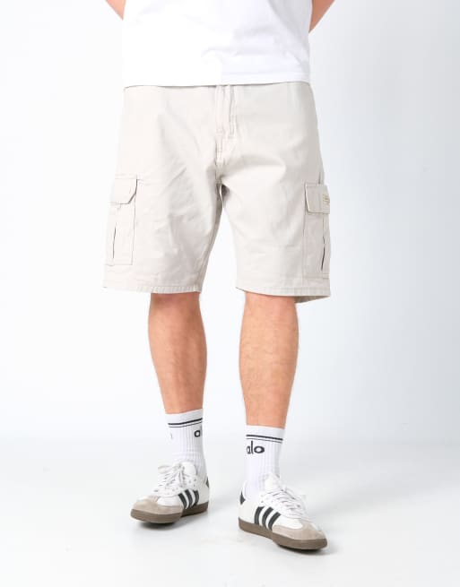 Vintage Wrangler 36x22 Canvas Cargo Shorts Beige