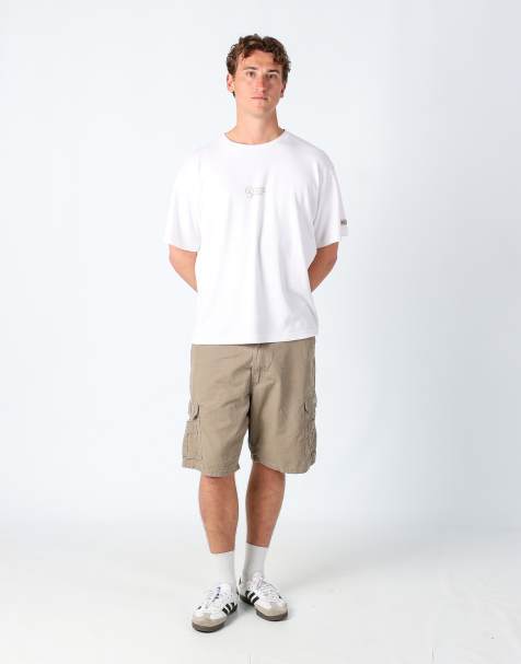 Vintage Wrangler 36x22 canvas cargo shorts bronze - view 1