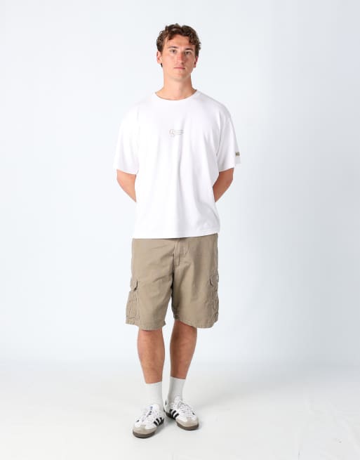 Vintage Wrangler 36x22 canvas cargo shorts bronze