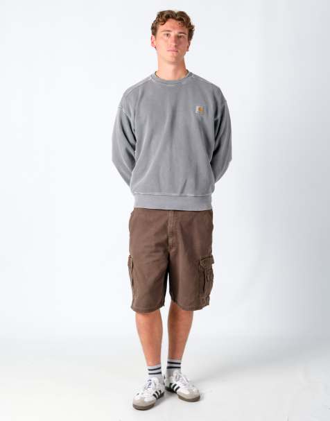 Vintage Wrangler 36x22 Canvas Cargo Shorts Brown - view 1