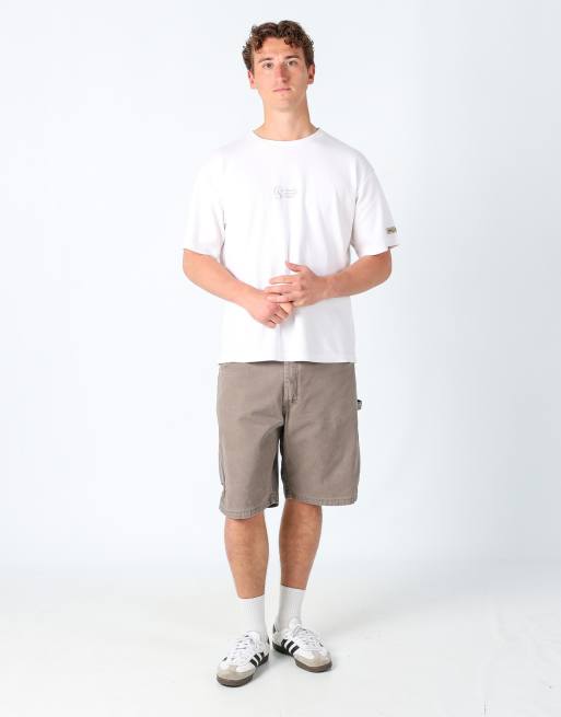 Vintage Wrangler 36x22 canvas carpenter baggy shorts bronze