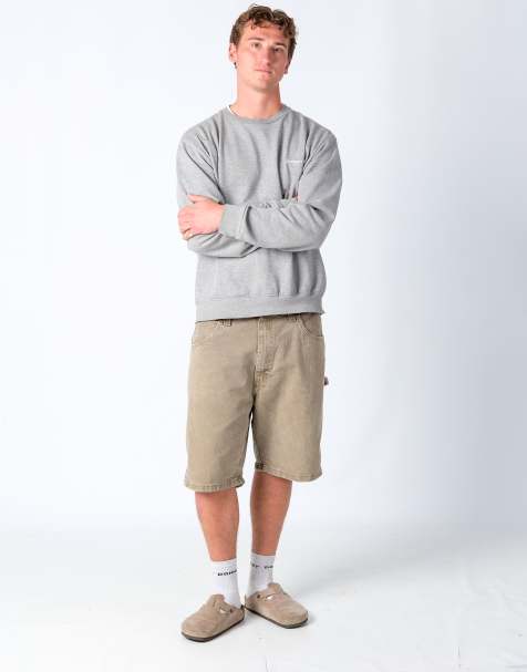 Vintage Wrangler 36x22 Denim Carpenter Baggy Jorts Shorts Bronze - view 1