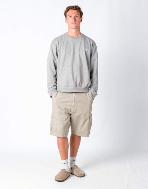 Vintage Wrangler 36x23 Canvas Cargo Shorts Beige - view 1