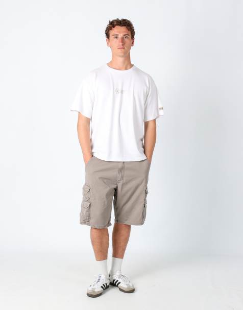 Vintage Wrangler 36x23 canvas cargo shorts black - view 1