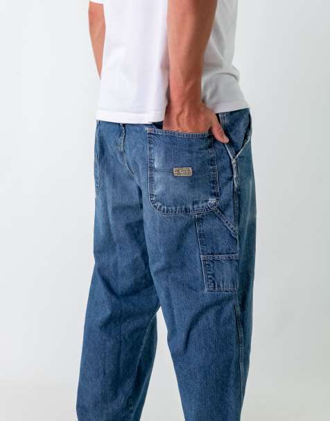 Vintage Wrangler 36x30 Denim Carpenter Jeans Blue - view 1