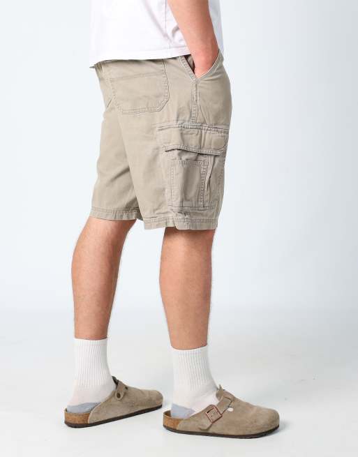 Vintage Wrangler 36x32 canvas carpenter baggy shorts in grey