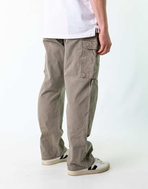 Vintage Wrangler 36x32 Woven Cargo Pants Khaki Green