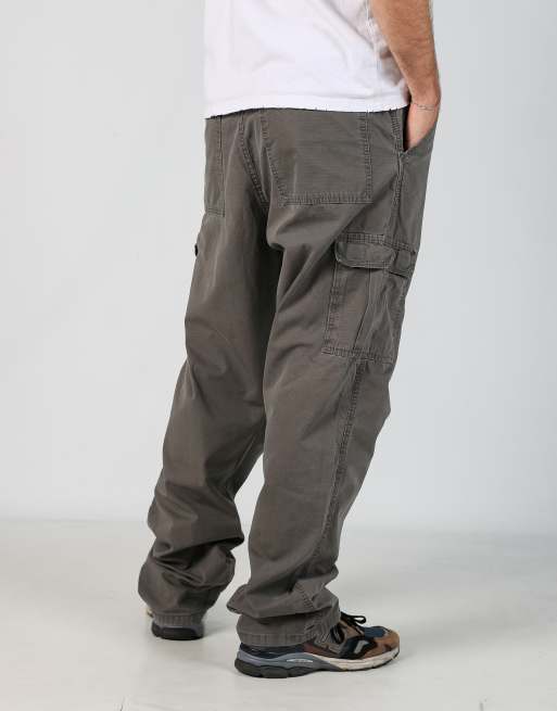 Vintage Wrangler 36x34 canvas carpenter jeans in charcoal grey, 2 of 4
