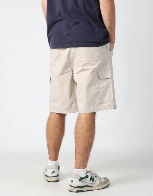 Vintage Wrangler 36x40 canvas cargo shorts in beige