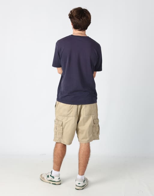 Vintage Wrangler 36x49 canvas cargo shorts in tan, 3 of 4