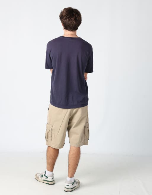 Vintage Wrangler 36x52 canvas cargo shorts in tan, 3 of 4