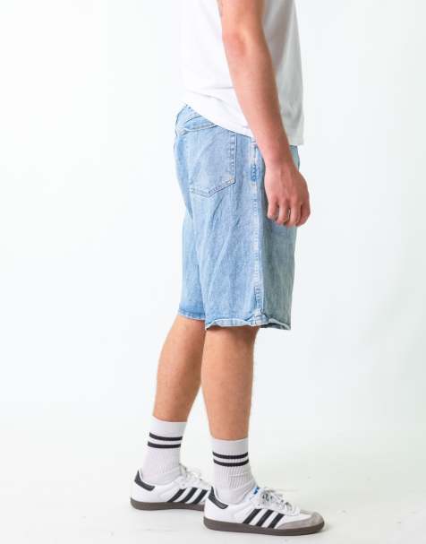 Vintage Wrangler 38" Denim Jorts Shorts Light Blue - view 1