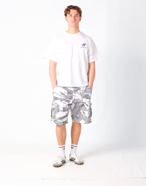 Vintage Wrangler 38x21 Canvas Cargo Shorts Charcoal Grey - view 1
