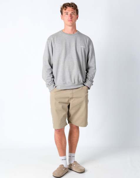 Vintage Wrangler 38x21 Canvas Carpenter Baggy Shorts Tan - view 1