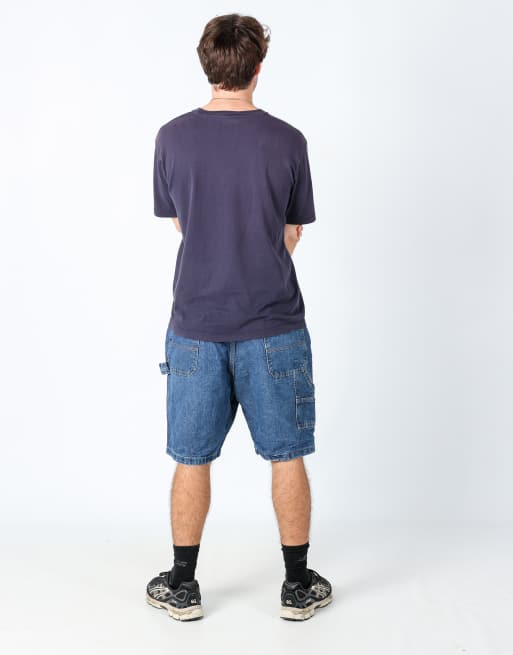 Vintage Wrangler 38x21 denim carpenter baggy jorts shorts blue, 2 of 4