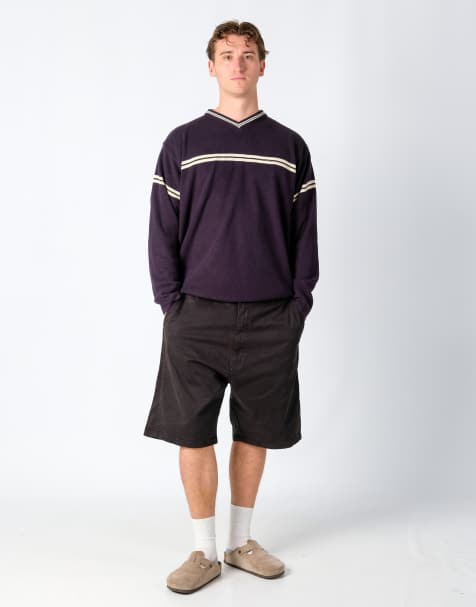 Vintage Wrangler 38x22 Canvas Cargo Shorts Black - view 1