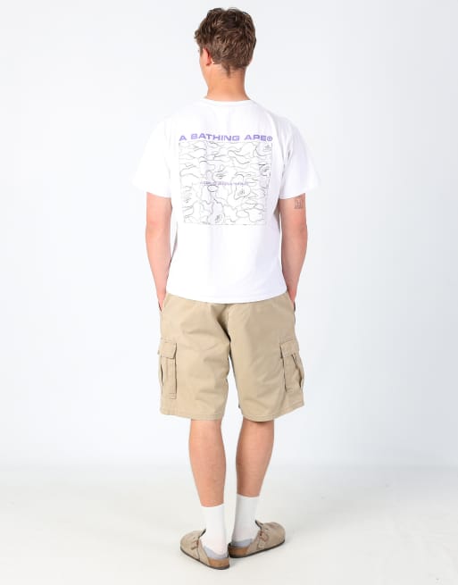 Vintage Wrangler 38x22 canvas cargo shorts in tan, 3 of 4