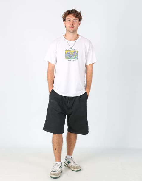 Vintage Wrangler 38x23 canvas cargo shorts in black - view 1
