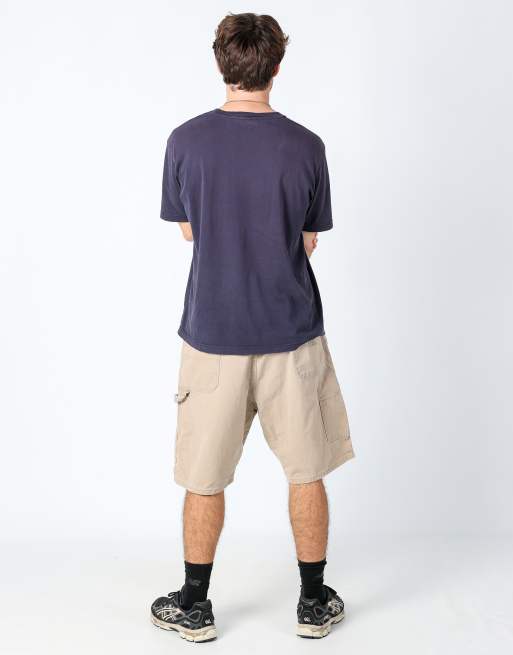 Vintage Wrangler 38x23 canvas cargo shorts tan, 2 of 4