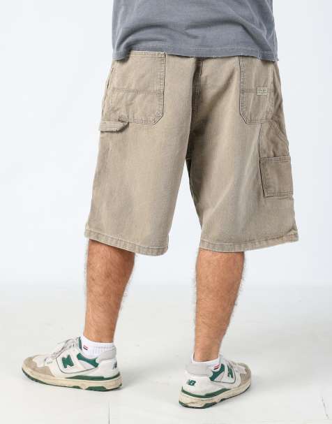 Vintage Wrangler 38x23 denim shorts in beige - view 1