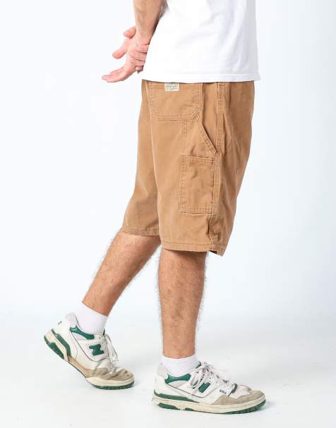 Vintage Wrangler 38x24 canvas cargo shorts in bronze - view 1