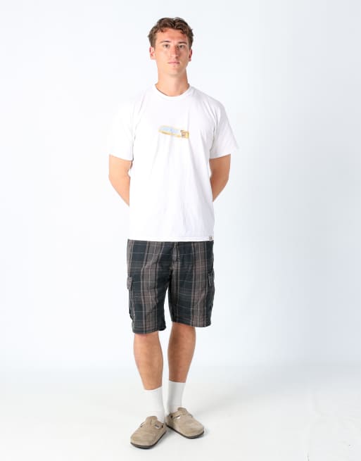 Vintage Wrangler 38x25 canvas cargo shorts in black