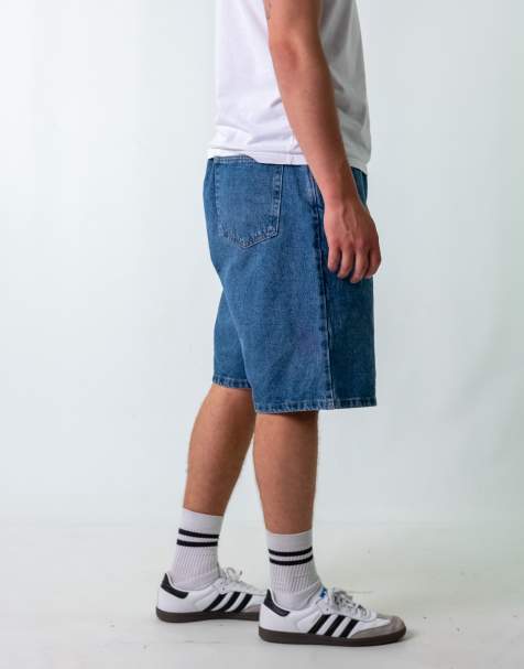 Vintage Wrangler 40" Denim Jorts Shorts Blue - view 1