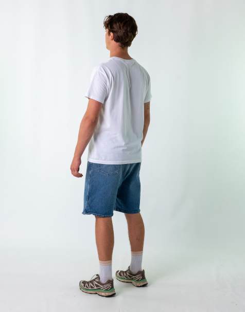 Vintage Wrangler 40" Denim Jorts Shorts Blue - view 1