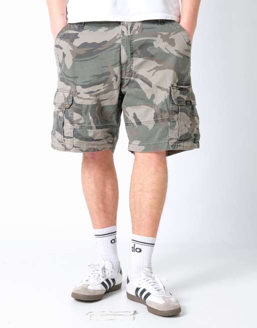Vintage Wrangler 40x19 Canvas Carpenter Baggy Shorts Dark Green