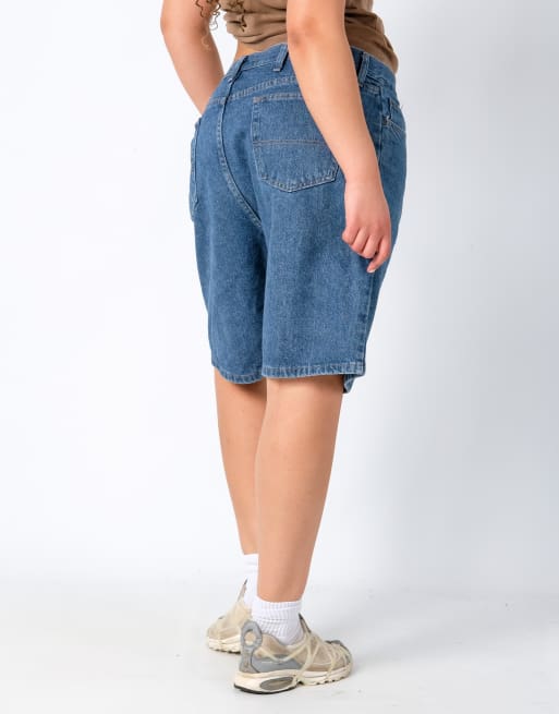 Vintage Wrangler 40x21 Denim Jorts Shorts Blue
