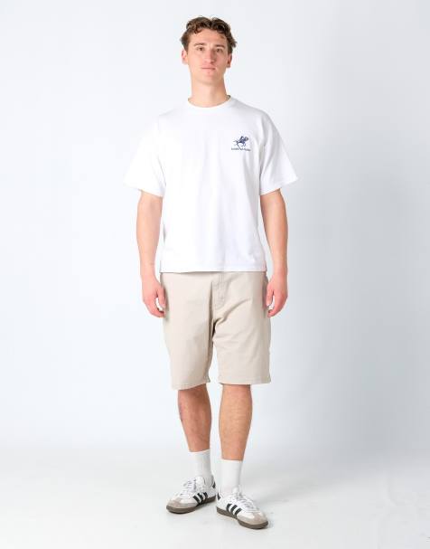 Vintage Wrangler 40x22 Canvas Cargo Shorts Beige - view 1