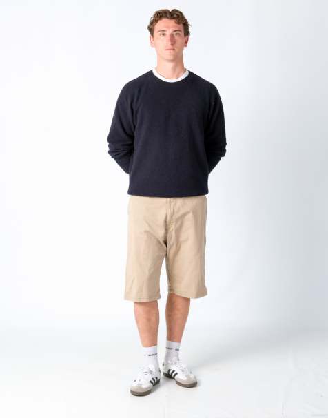 Vintage Wrangler 40x24 Canvas Cargo Shorts Beige - view 1