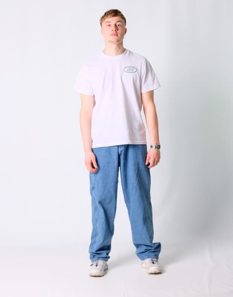 Vintage Wrangler 40x34 Denim Carpenter Baggy Jeans Blue - view 1