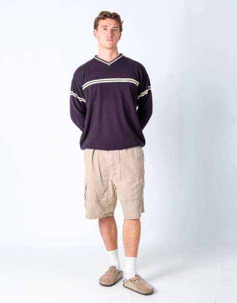 Vintage Wrangler 42x23 Canvas Carpenter Baggy Shorts Tan - view 1