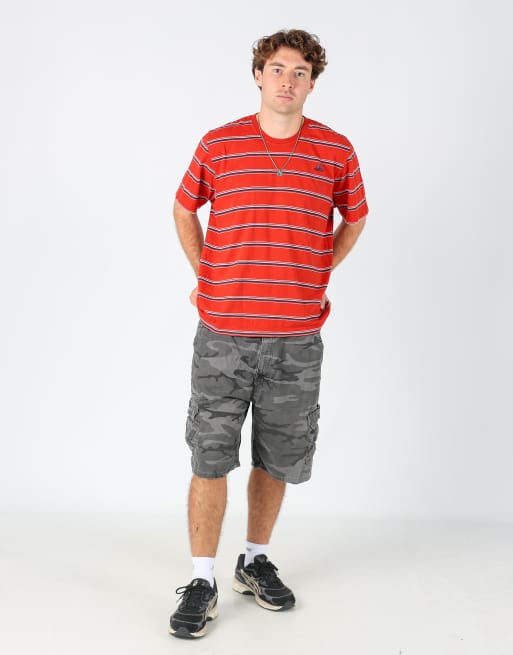 Vintage wrangler camo 36x23 canvas cargo shorts in grey