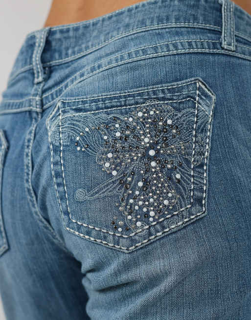 Vintage Wrangler M bootcut jeans in blue, 4 of 4