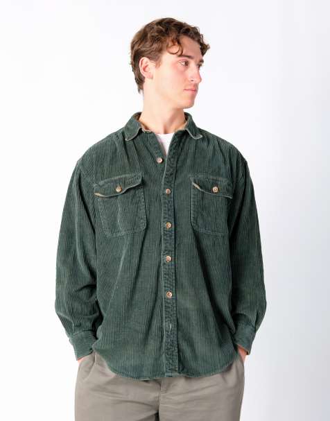Vintage Wrangler? M Long Sleeve Shirt Dark Green - view 1