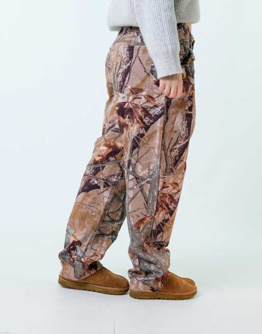 Deaile Real Tree Baggy Pants Brown Deaile Real Tree Baggy Pants M