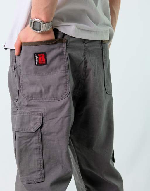 Vintage Wrangler Ripstop 36x36 Woven Cargo Pants Grey